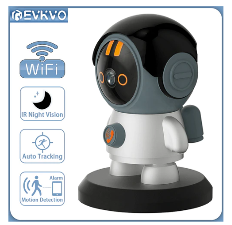 Камера робот Robi WiFi 3MP HD камера специализирана режим за видеонаблюдение на бебета