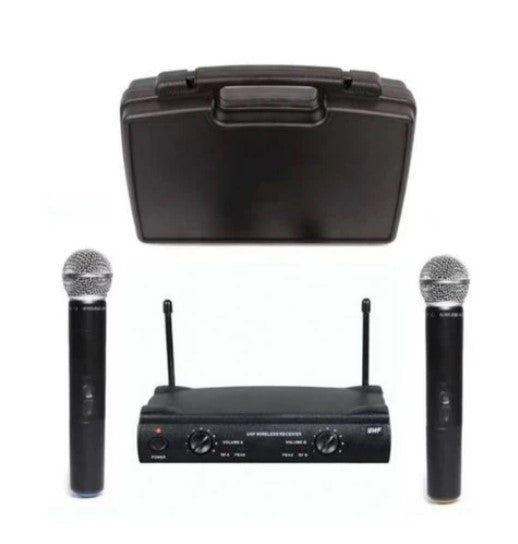 Професионална система SM-58, 2 безжичени микрофона, куфар