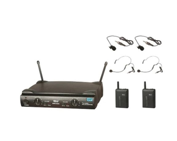 Професионална система SM-58, 2 микрофона брошка, 2 микрофона диадема, куфар